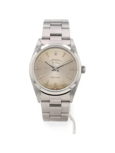 Pre-owned Rolex 1991 Air King 34mm Watch In Neutral