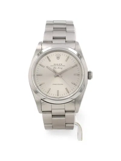 Pre-owned Rolex 1991 Air King 34mm Watch In Neutral
