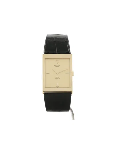 Pre-owned Rolex 1991 Cellini 24mm In Gold