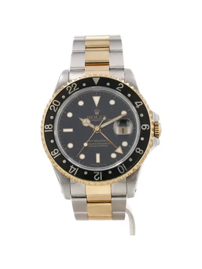 Pre-owned Rolex 1991 Gmt-master Ii 40mm Watch In Black