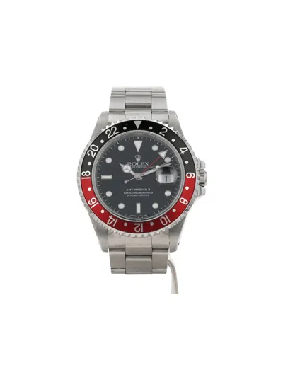 Pre-owned Rolex 1991  Gmt-master Ii 40mm In Black
