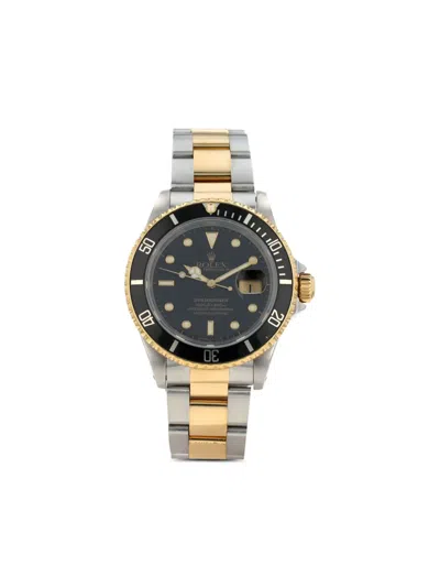 Pre-owned Rolex 1991 Submariner Date 40mm In Black