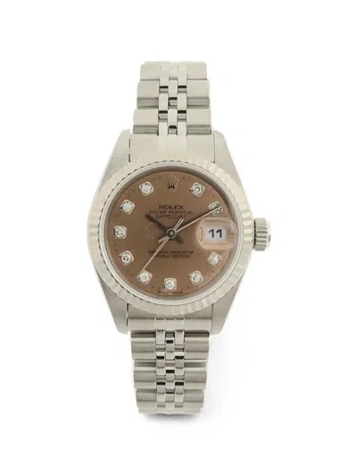 Pre-owned Rolex 1994 Lady-datejust 26mm Watch In Pink