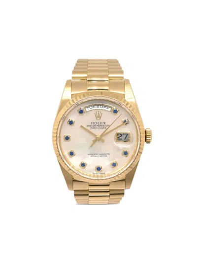 Pre-owned Rolex 1995 Day-date 36mm In Gold