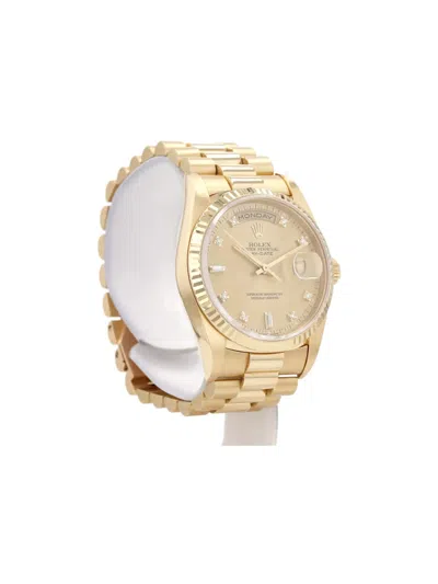 Pre-owned Rolex 1995 Day-date 36mm In Gold
