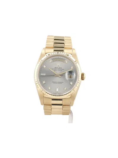 Pre-owned Rolex 1996 Day-date 36mm In Gold