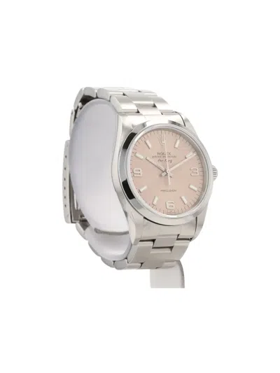 Pre-owned Rolex 1997 Air King 34mm In Pink