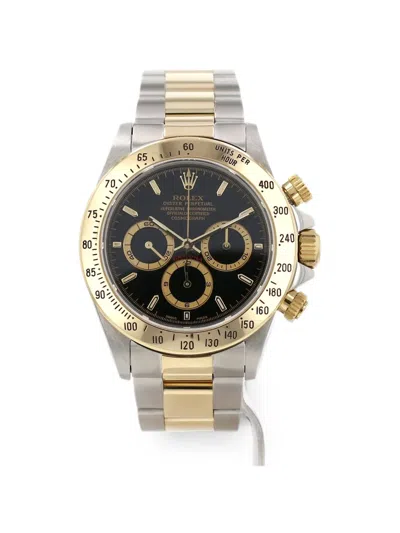 Pre-owned Rolex 1997 Daytona 39mm Watch In Black