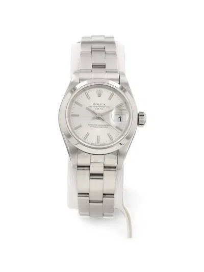 Pre-owned Rolex 1997 Oyster Perpetual 26mm Watch In Silver