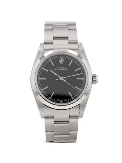 Pre-owned Rolex 1997 Oyster Perpetual 30mm Watch In Black