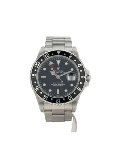 Pre-owned Rolex 1997  Gmt-master 40mm In Black