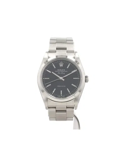 Pre-owned Rolex 1998 Air King 34mm In Gray