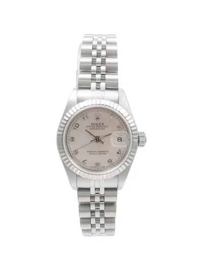 Pre-owned Rolex 1998 Datejust 26mm Watch In Silver