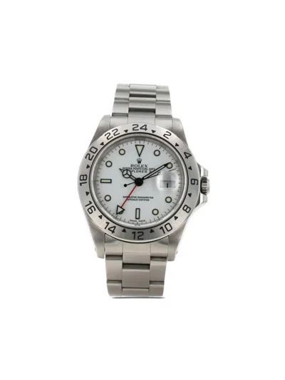 Pre-owned Rolex 1998  Explorer Ii 39mm In White