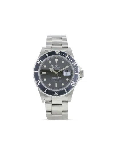 Pre-owned Rolex 1998  Submariner Date 40mm In Black
