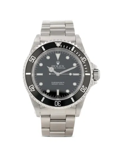 Pre-owned Rolex 1998 Submariner 40mm Watch In Black