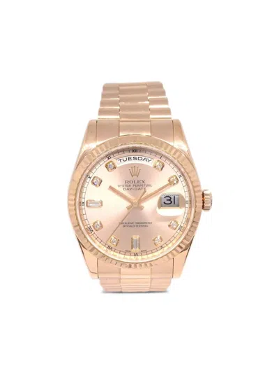 Pre-owned Rolex Daydate 36毫米腕表（2000年典藏款） In Neutral