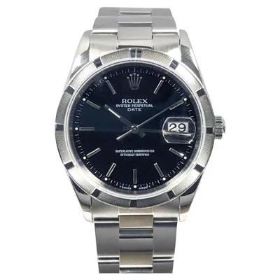 Pre-owned Rolex 2000 Midsize Date Ref 15210 Stainless Steel Wrist Watch In Multi