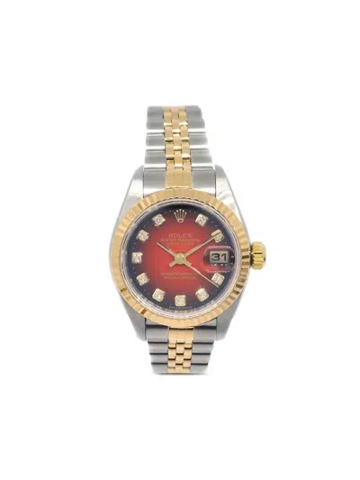 Pre-owned Rolex 2000  Datejust 26mm In Red