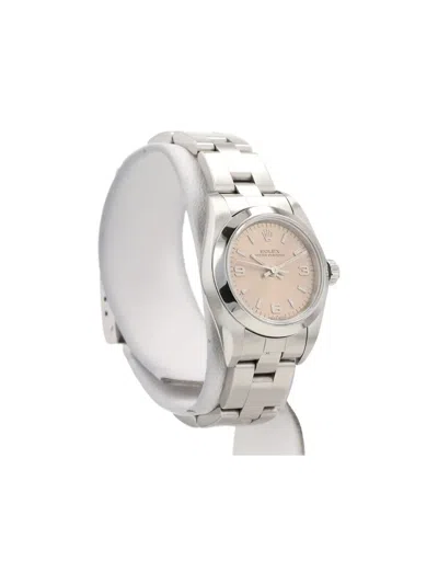 Pre-owned Rolex 2001 Oyster Perpetual 24mm In Gray