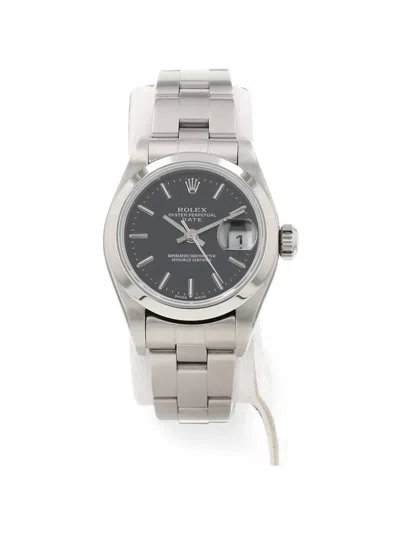 Pre-owned Rolex 2001 Oyster Perpetual 26mm Watch In Black