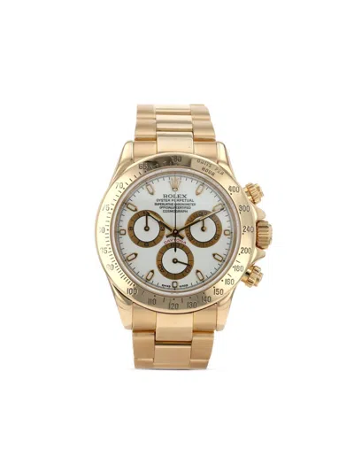 Pre-owned Rolex 2001  Daytona Cosmograph 40mm In Gold