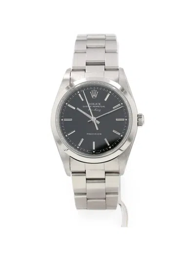 Rolex 2003 Air King 34mm Watch In Metallic