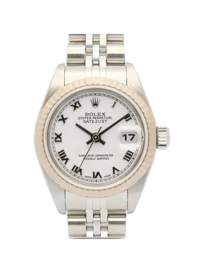 Pre-owned Rolex 2004 Datejust Automatic 26mm Watch In White