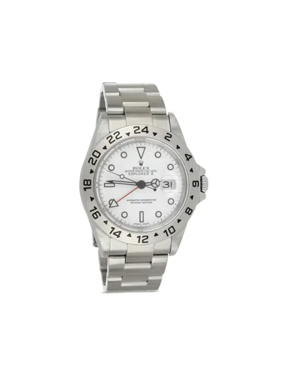 Pre-owned Rolex 2004  Explorer Ii 40mm In 白色