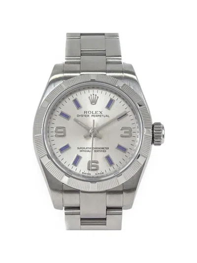 Pre-owned Rolex 2006 Oyster Perpetual 26mm Watch In Silver