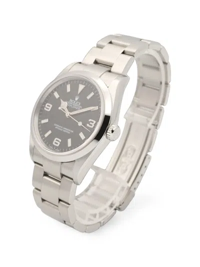 Pre-owned Rolex 2010s Explorer I 36 Watch In Black