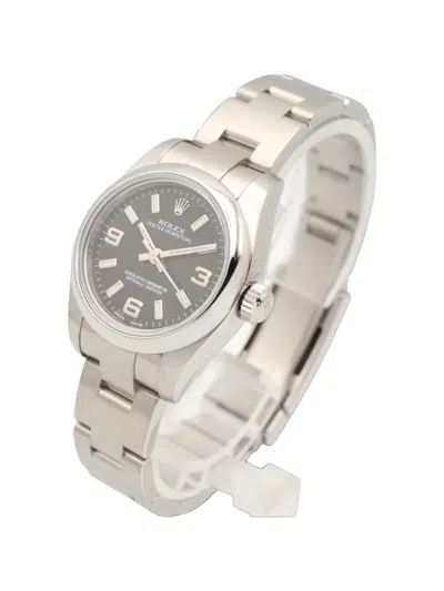 Pre-owned Rolex 2010s Oyster Perpetual 26mm Watch In Black
