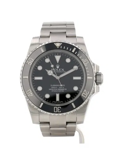 Pre-owned Rolex 2013 Submariner Oyster 40mm Watch In Black