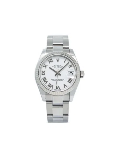 Pre-owned Rolex 2015  Datejust 31mm In Silver