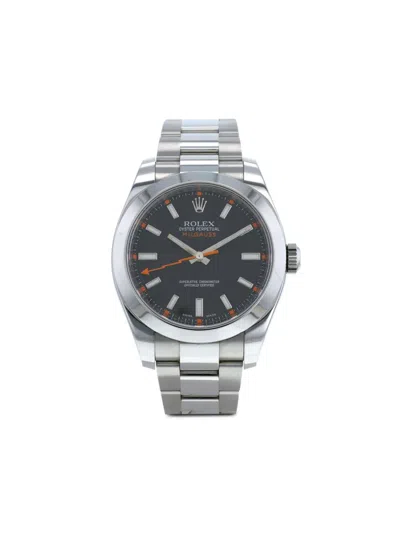 Pre-owned Rolex 2015  Milgauss 40mm In 黑色