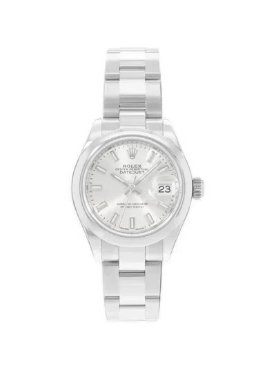 Rolex 2017 Datejust 28mm Watch In Silver