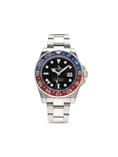 Pre-owned Rolex 2017  Gmt-master Ii 40mm In Black