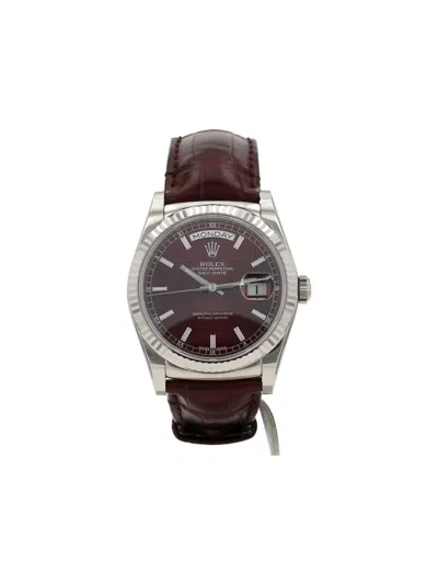 Pre-owned Rolex 2018 Oyster Perpetual Day-date 36mm