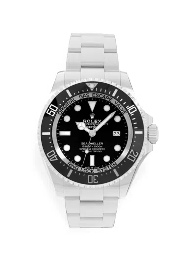 Pre-owned Rolex 2018 Sea-dweller Deepsea 44mm Watch In Black