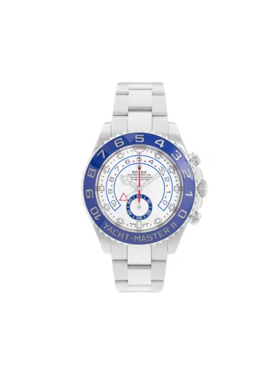 Pre-owned Rolex 2019 Yacht-master Ii 44mm Watch In White