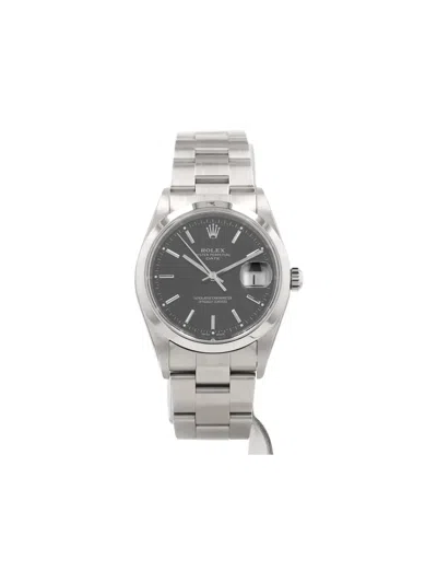 Pre-owned Rolex 2020 Oyster Perpetual 34mm In Black