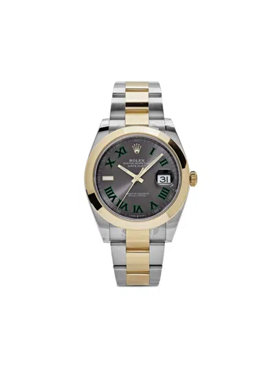 Pre-owned Rolex 2020  Datejust 41mm In Grey
