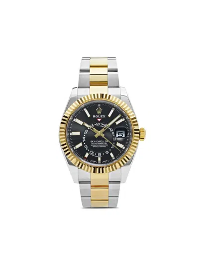 Pre-owned Rolex 2020 Sky-dweller 42mm In Black
