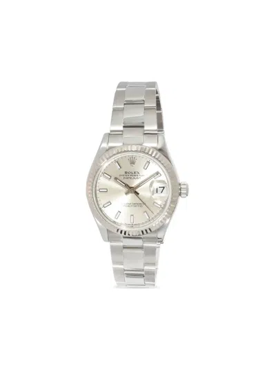 Pre-owned Rolex 2020s  Datejust 31mm In White