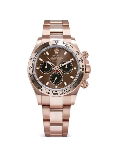 Pre-owned Rolex 2021 Daytona Sub-dials 40mm Watch In Pink