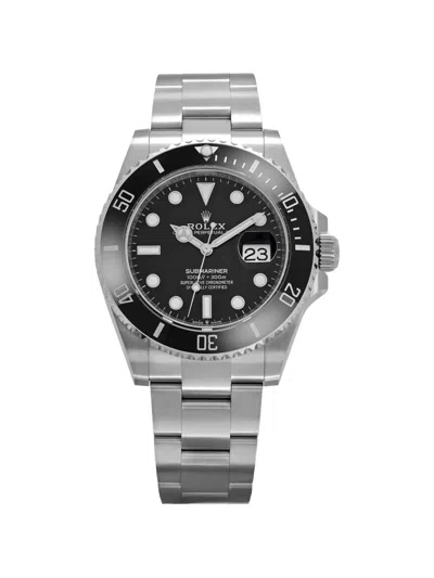 Pre-owned Rolex 2021 Submariner Date Black Dial 41mm Watch