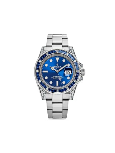 Pre-owned Rolex 2022 Oyster Perpetual Submariner 40mm In Blue