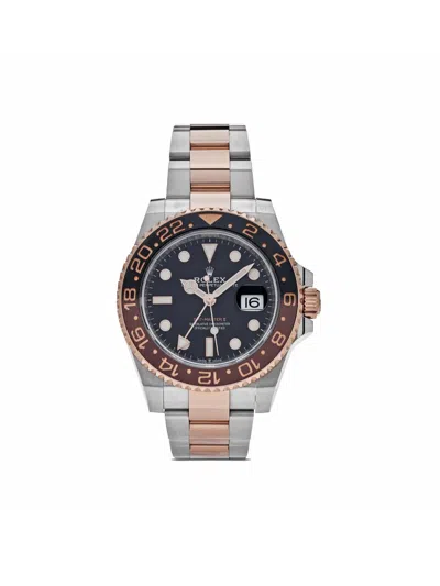 Pre-owned Rolex  Gmt-master Ii 40mm In Black