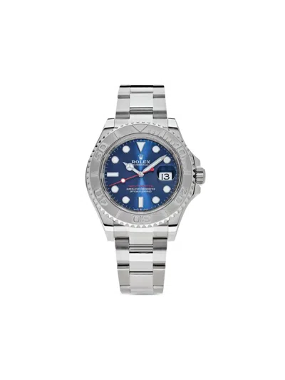 Pre-owned Rolex 2022  Yacht-master 40mm In Blue