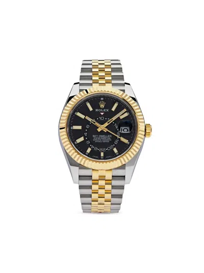 Pre-owned Rolex 2022  Sky-dweller 42mm In Silver